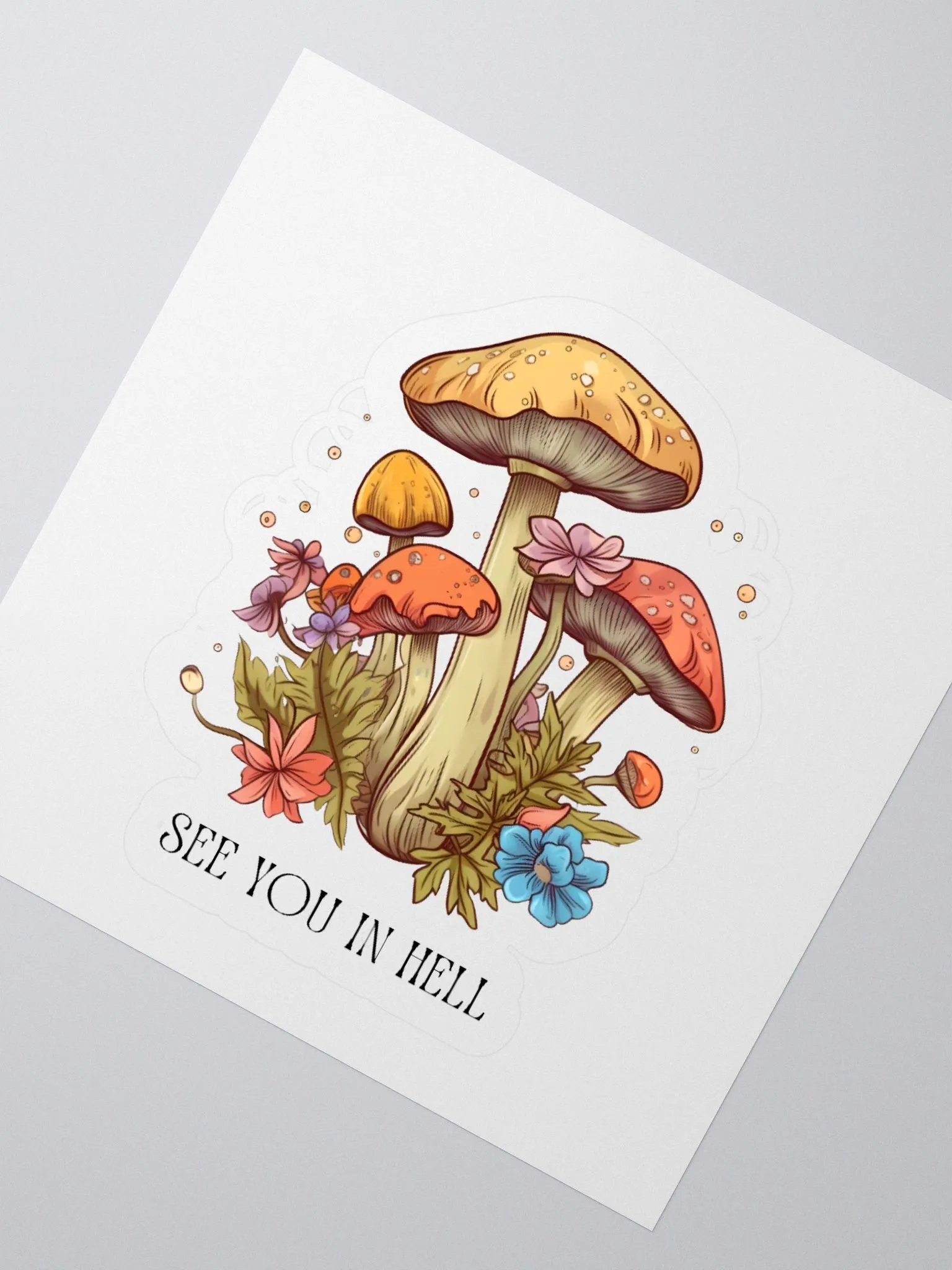 See you in Hell sticker product image (2)