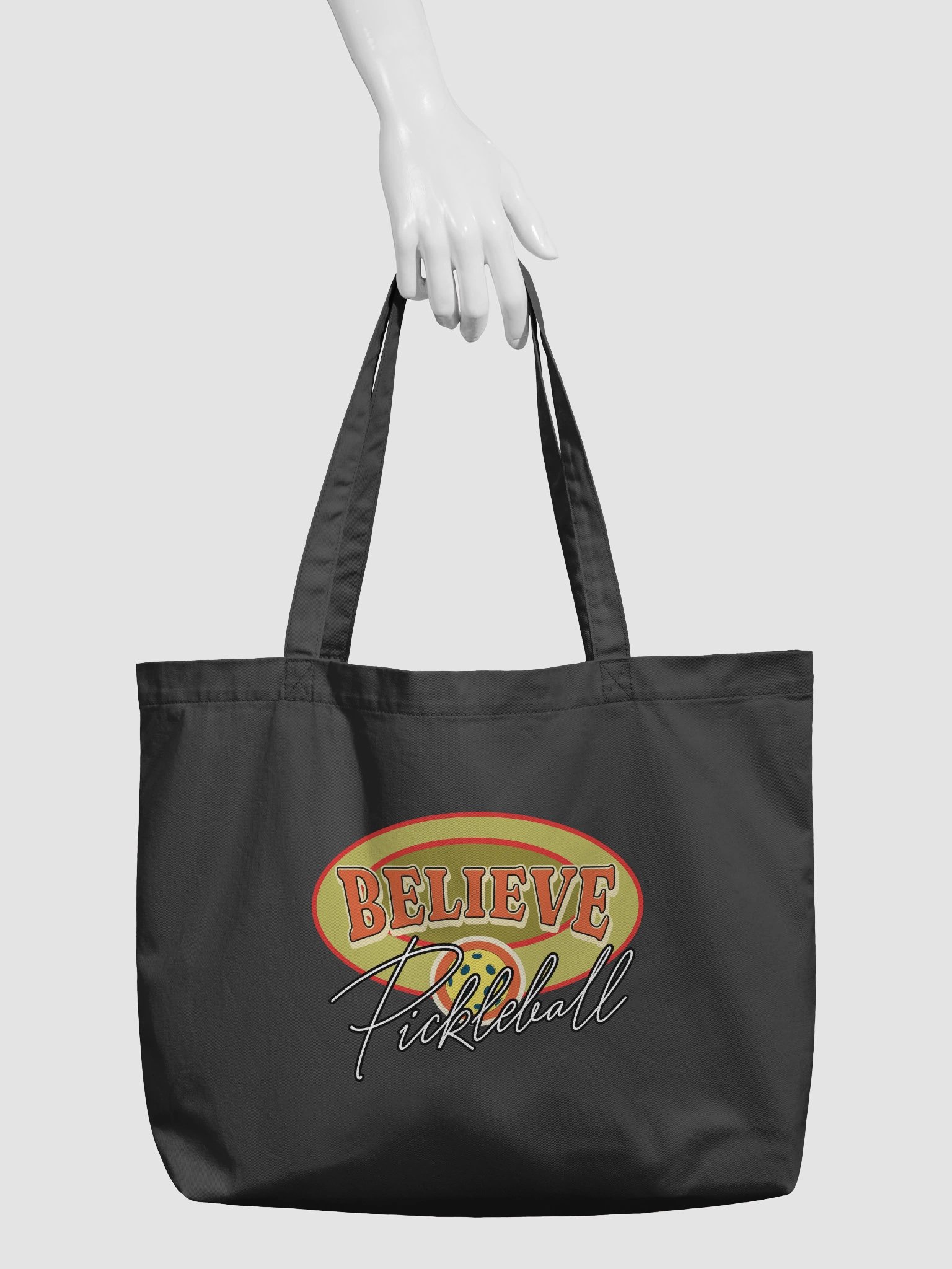 Believe Pickleball Organic Tote product image (3)