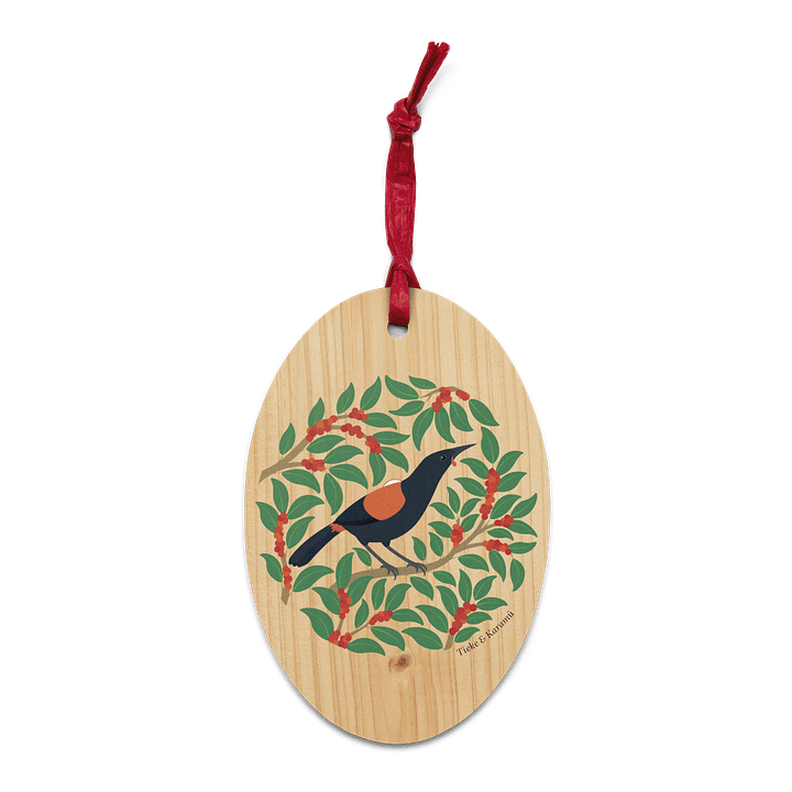 Tīeke in Karamū Wooden Ornament product image (2)