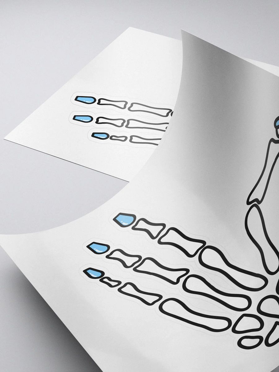 'OK' skeleton hand sticker product image (4)