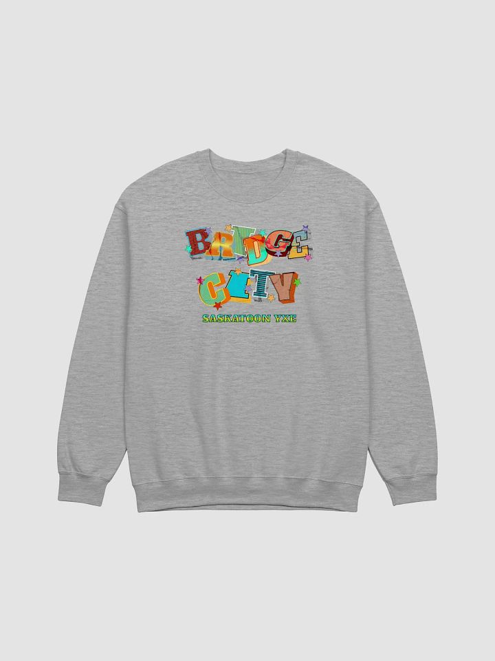 Bridge City Saskatoon Saskatchewan YXE Stars Crewneck Sweatshirt product image (21)