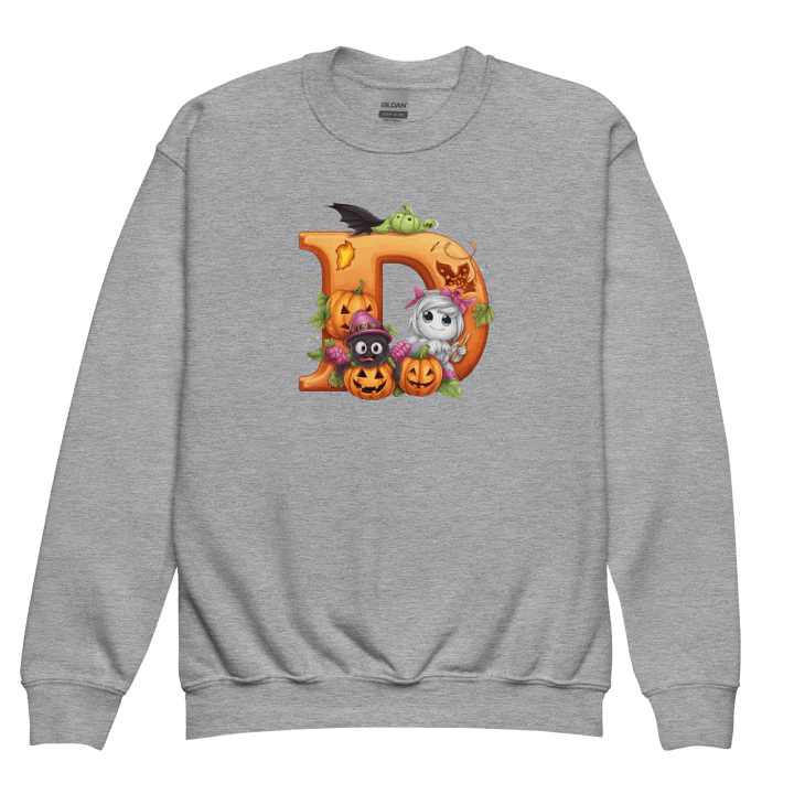 Cute Halloween Monogram Letter D Sweatshirt product image (3)