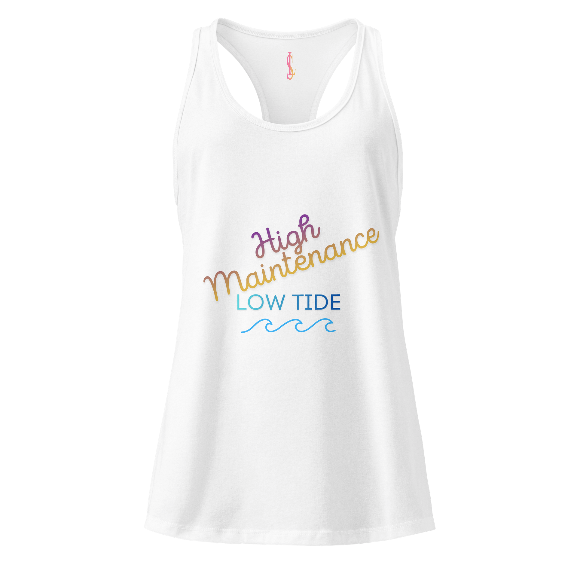 High Maintenance/Low Tide Racerback Tank product image (2)