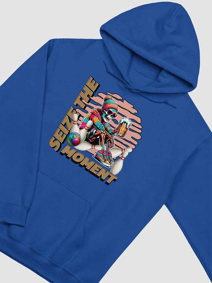Seize the Moment Skeleton Beer Bowling Hoodie product image (18)