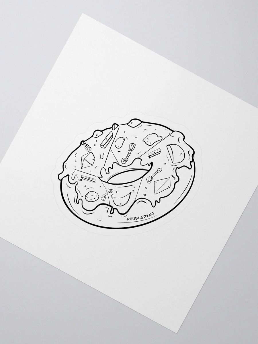 Donut climbing wall sticker product image (2)