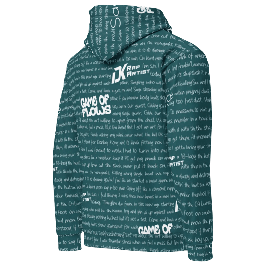 Game of Flows - DK Rap Artist & Sage - GREEN - Unisex Hoodie product image (3)