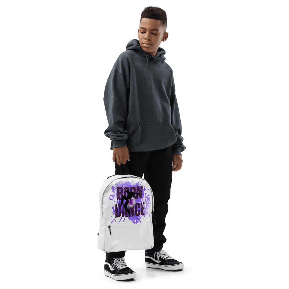 Born to Dance His Silhouette Full Print Backpack product image (6)
