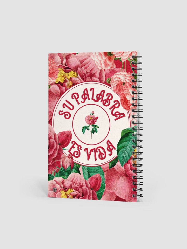 Vibrant Floral Expression Spiral Notebook product image (2)