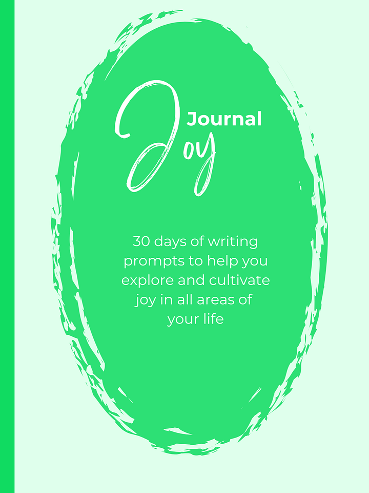 Joy Journal: 30 days of writing prompts (DIGITAL DOWNLOAD/ PRINTABLE) product image (1)