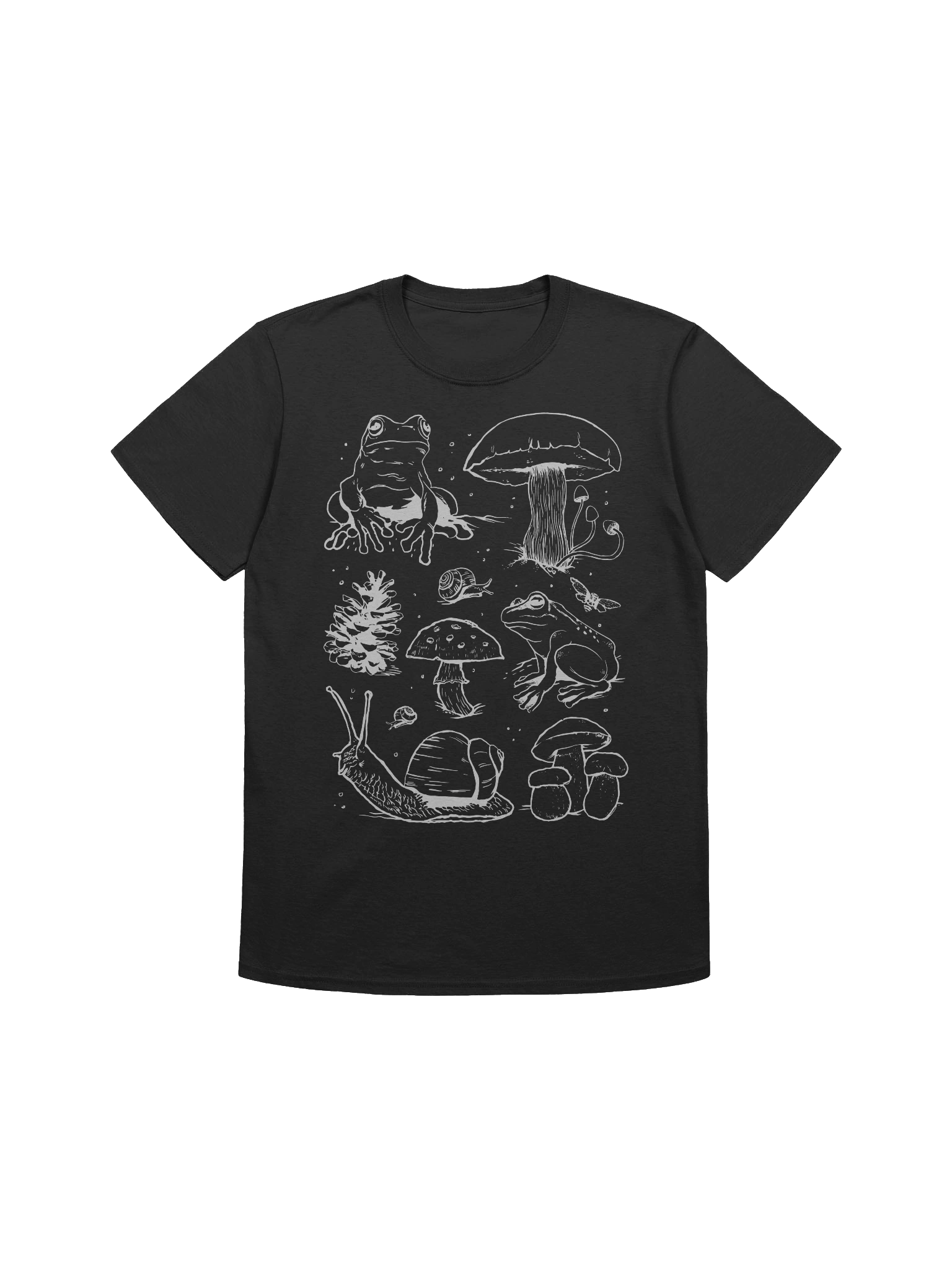 Cotterage Nature Outlined Unisex T-Shirt product image (1)