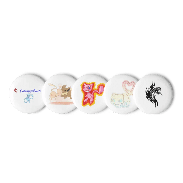 Mystical Creature Pin Button Set product image (1)