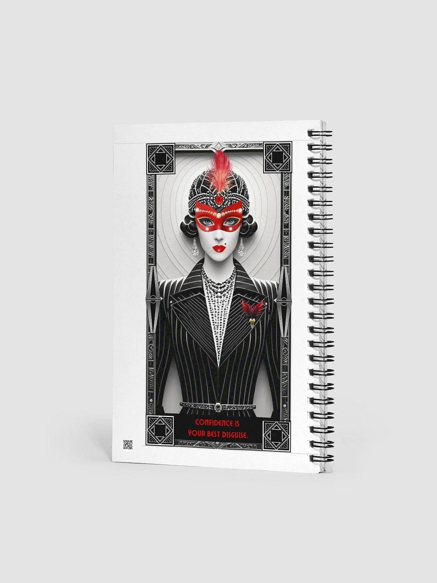 1920 Art Deco Graphics on Front and Back Covers - 140 Page Notebook product image (2)