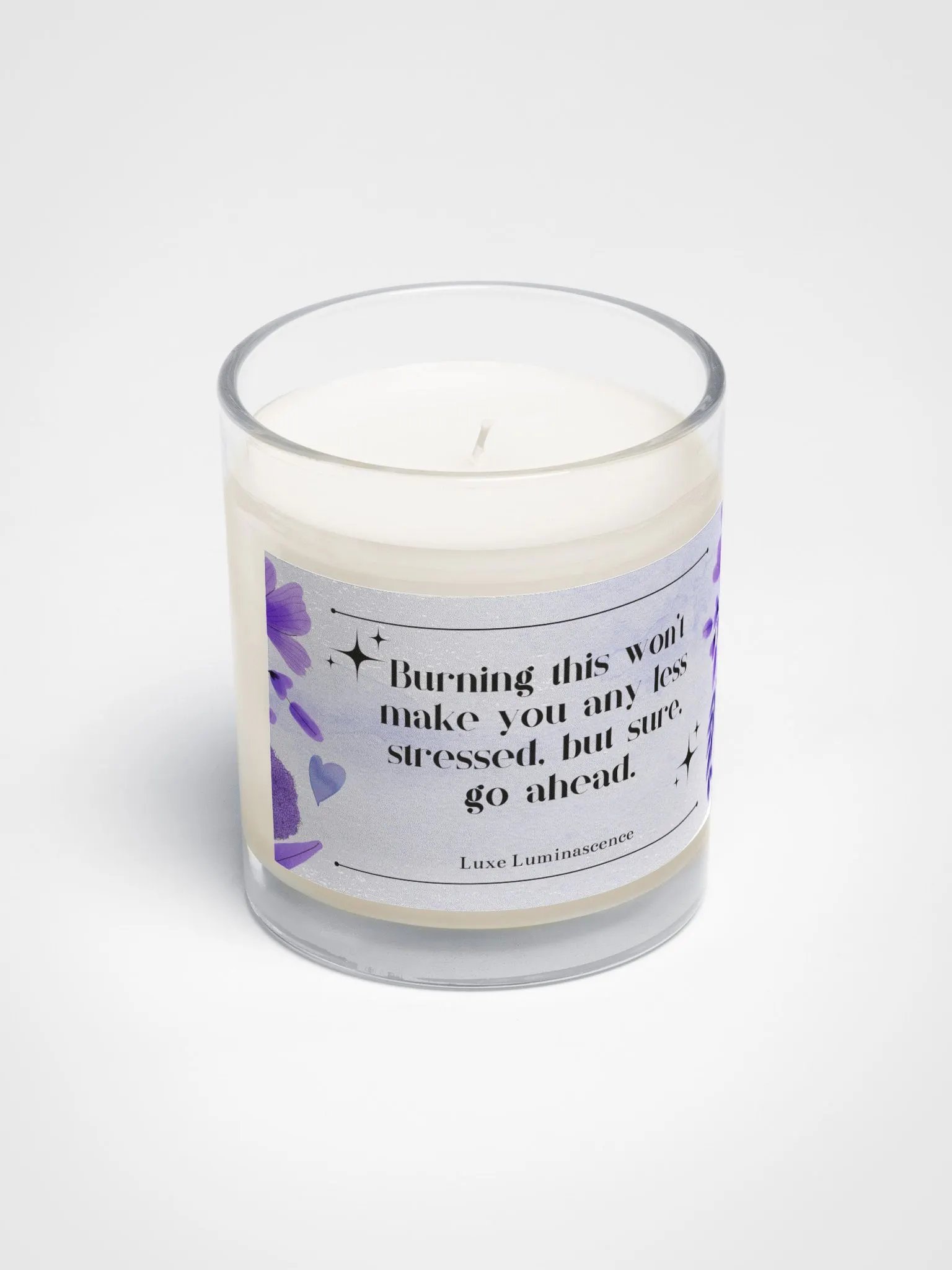 Stress Soothe Funny Quote Candles product image (2)