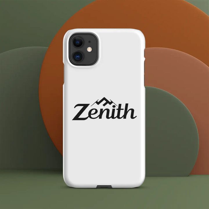 White Zenith Connection Snap Case for iPhone® product image (1)
