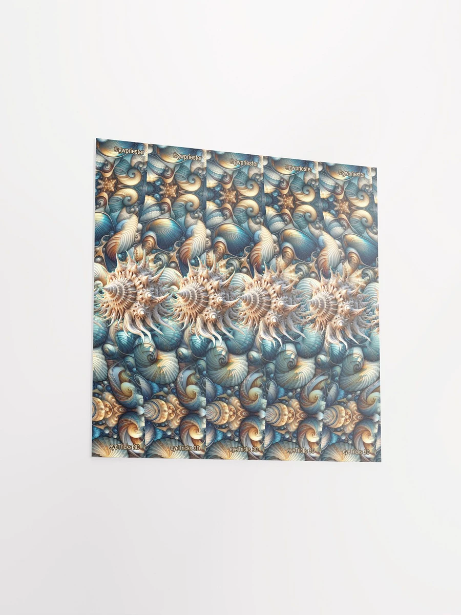 Magical Seashells - 3D Stereogram Poster product image (3)