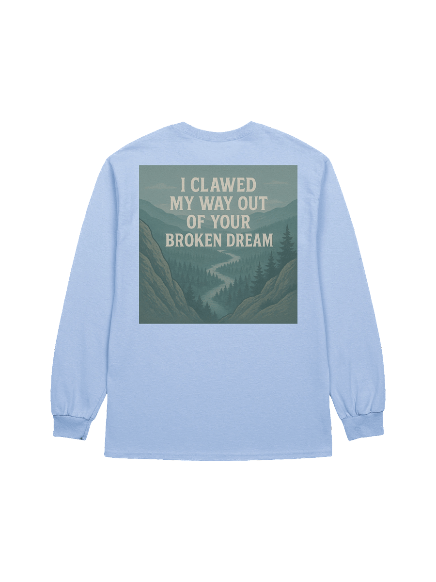 ALTARAE “Broken Dream” Long Sleeve – Ice Sky Blue product image (2)