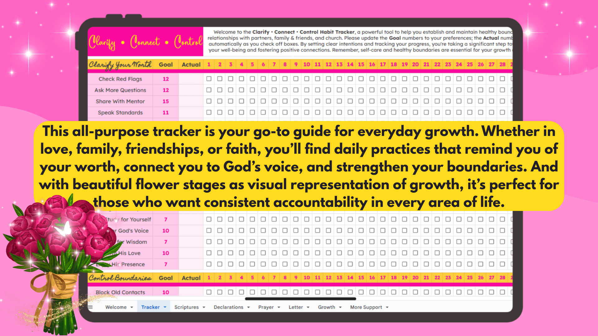 Clarify・Connect・Control Habit Tracker product image (3)
