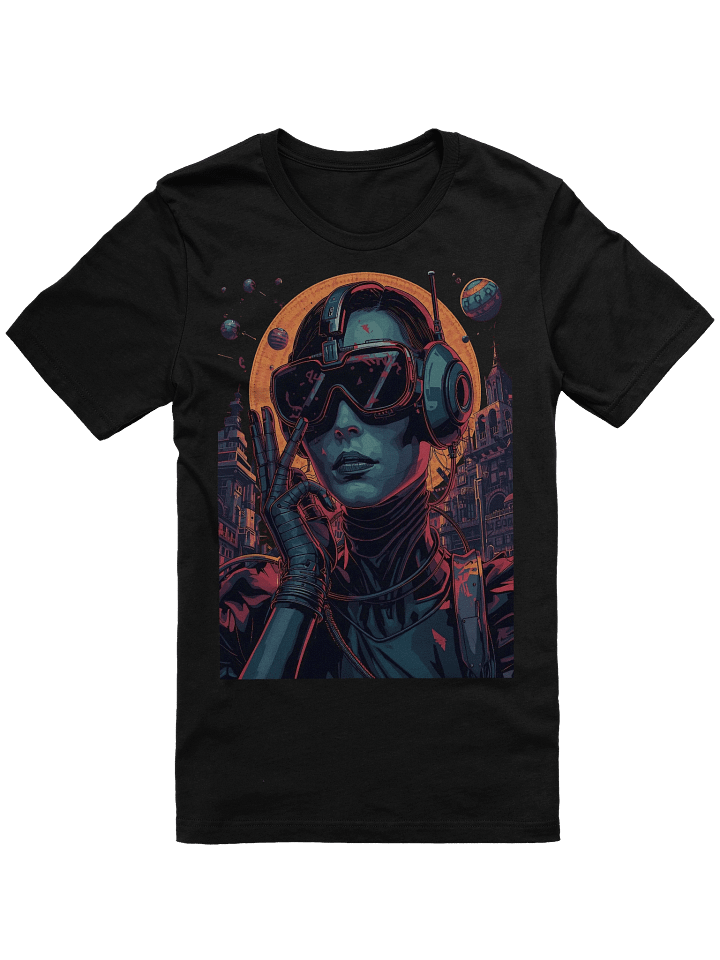 Synthwave City Drive Lightweight T-Shirt product image (1)