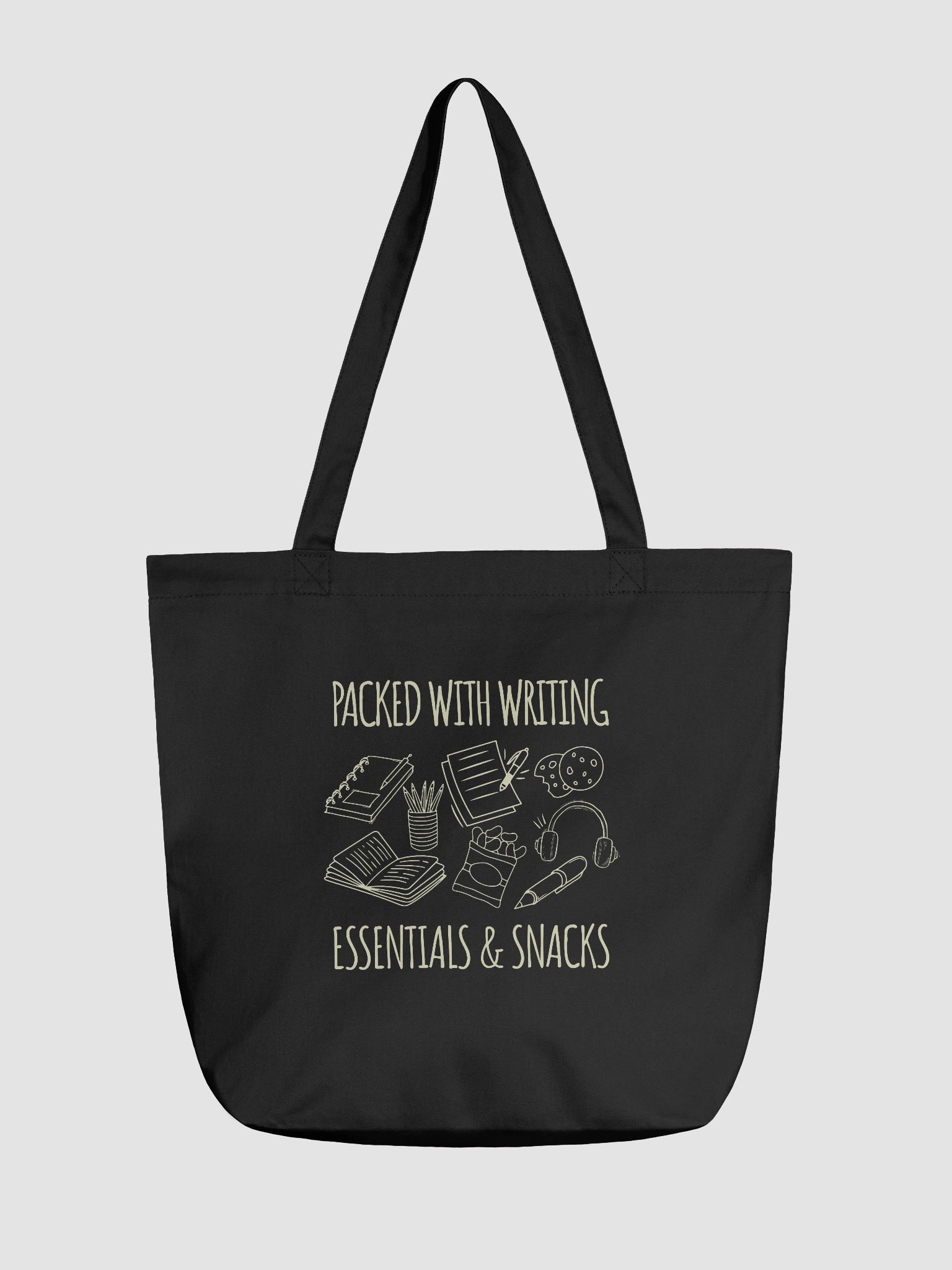 Writing Essentials & Snacks Tote Bag product image (2)