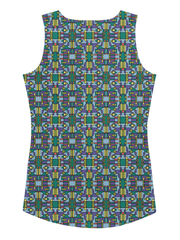 Whimsical Circus Tent – All-Over Print Women’s Tank Top for Yoga and Workout product image (6)
