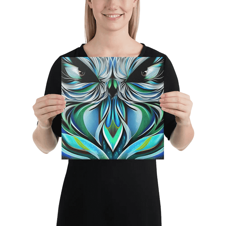 Fantasy Fractal Owl Art - v7 product image (2)