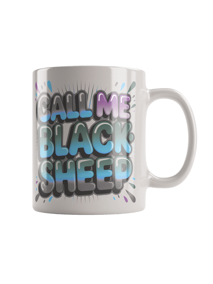 Dark Call Me Blacksheep White Glossy Mug product image (2)