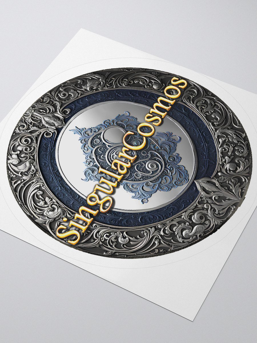 Singular Cosmos Kiss-Cut White Sticker product image (2)