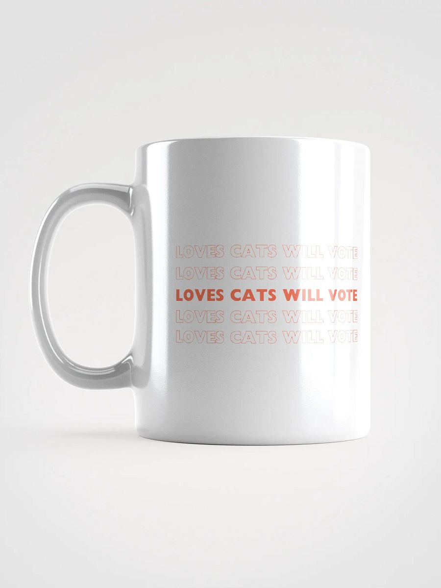 Loves Cats Will Vote Mug product image (4)
