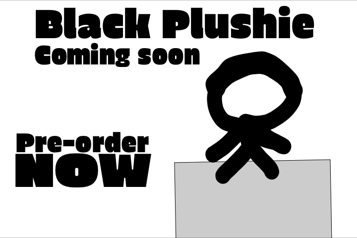 Official black plushie product image (1)
