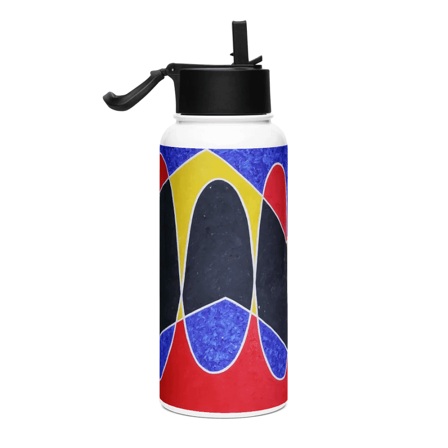 Dancing Girl Stainless Steel Water Bottle with a Straw Lid product image (4)