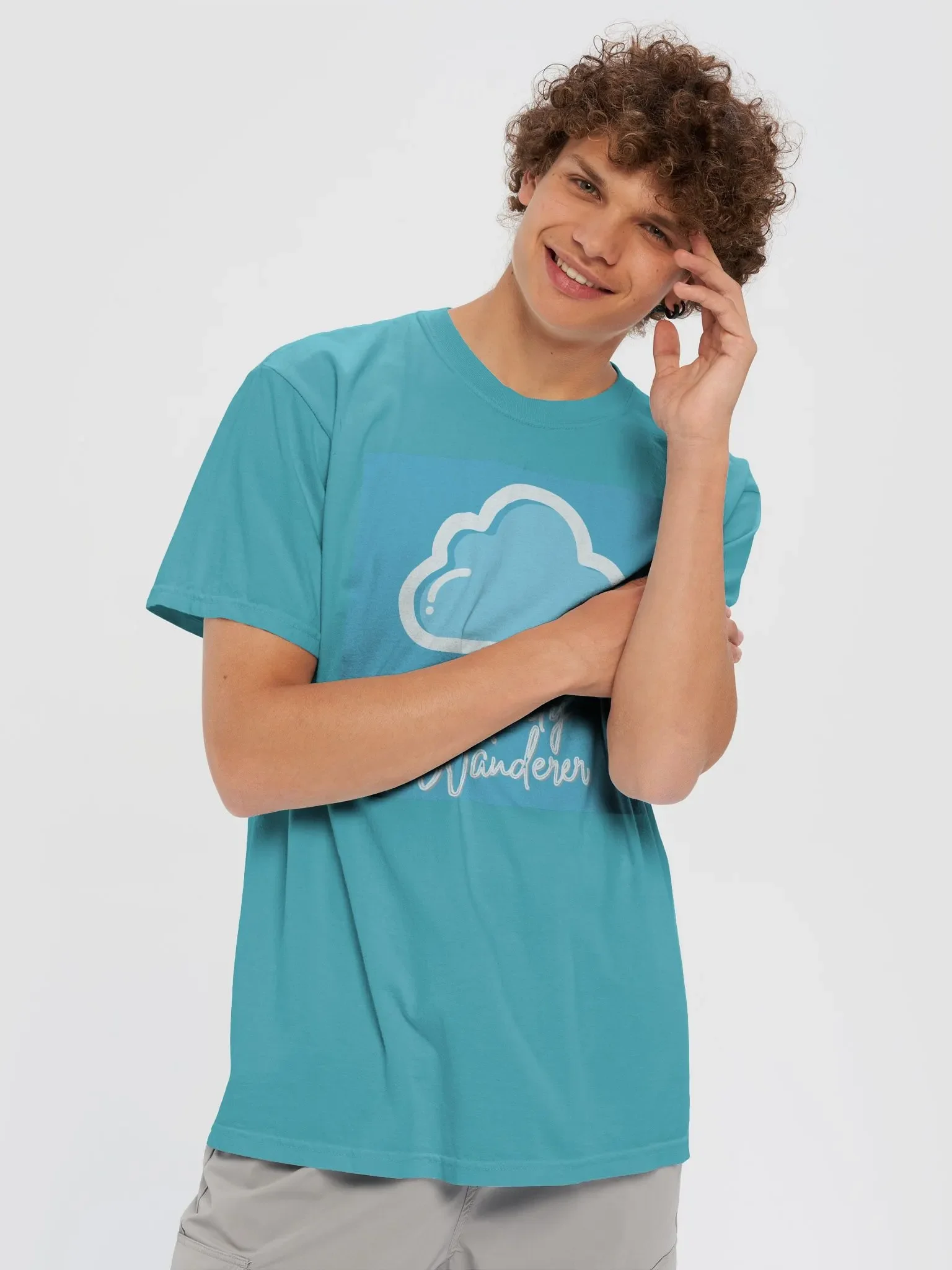 Cloudy Wanderer Cotton T-Shirt product image (5)