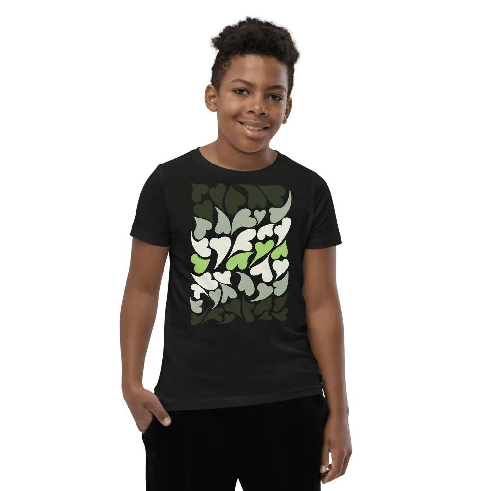 Nestled PRIDE Agender T-shirt (Youth) product image (10)