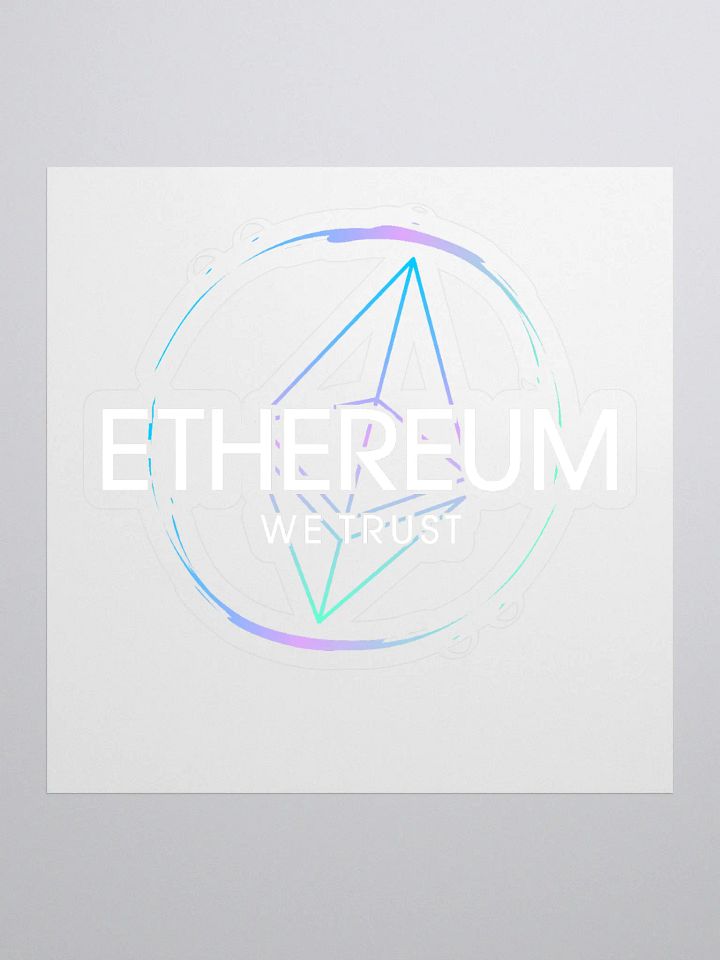 Ethereum Logo Kiss Cut Stickers product image (1)