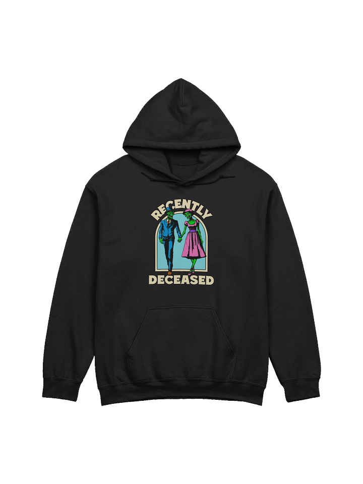 [UM Designs] Recently Deceased- Unisex Pullover Graphic Hoodie product image (1)