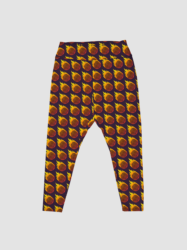 Comet Plus Size Leggings (Dark Purple) product image (1)