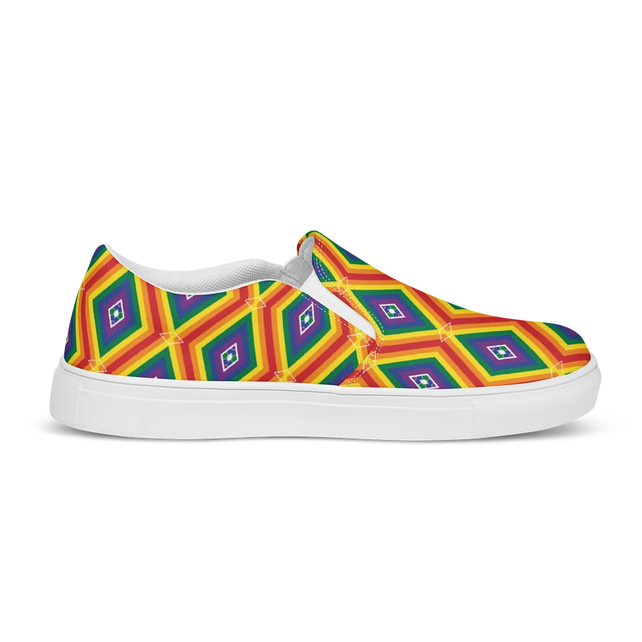 Mens Slip On Canvas - Pride Abstract product image (7)