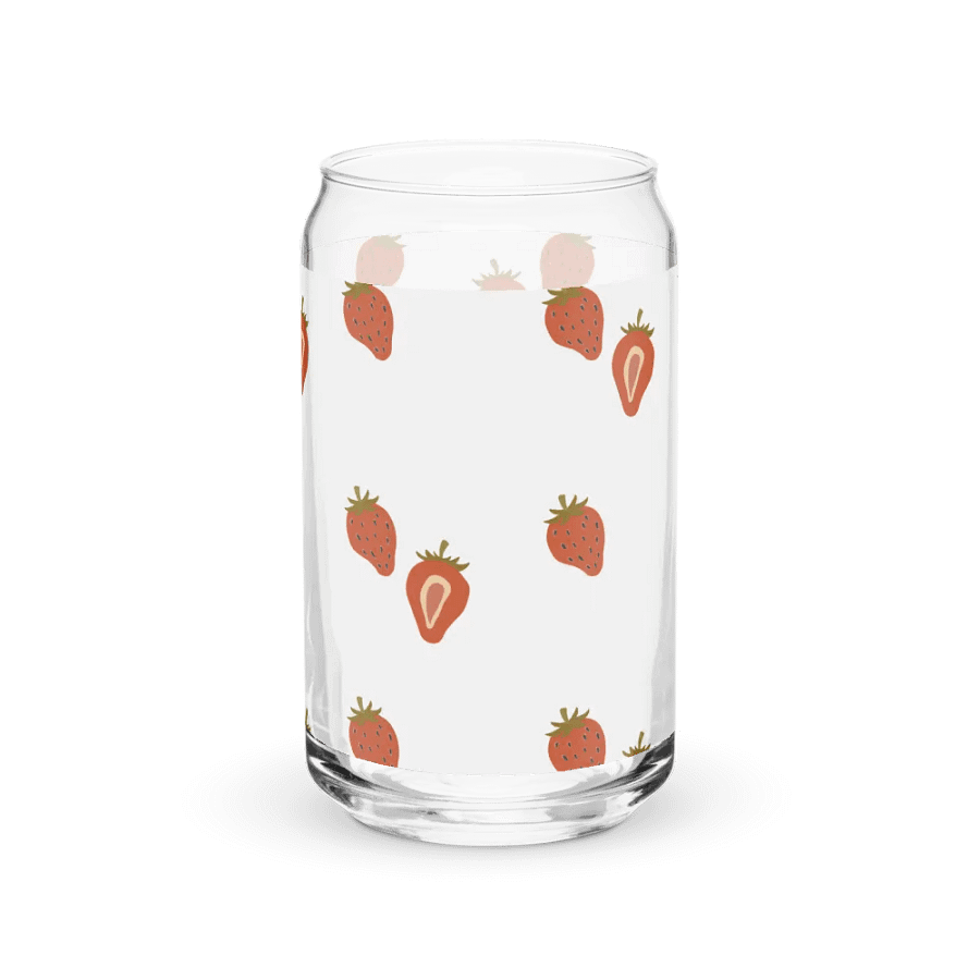 Strawberry Bliss Can-Shaped Glass product image (8)
