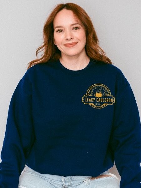Leaky Cauldron Cozy minimalist Fall Sweatshirt product image (18)
