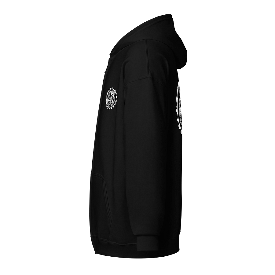 Zip-Up Hoodie – Classic Logo Front + Back product image (3)