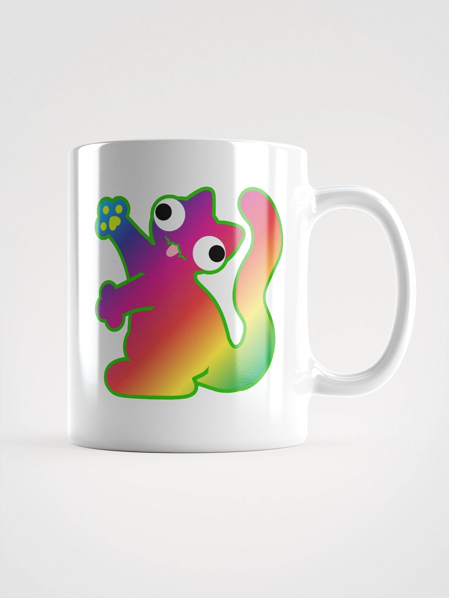 White Mug - Rainbow DerpCat II product image (1)