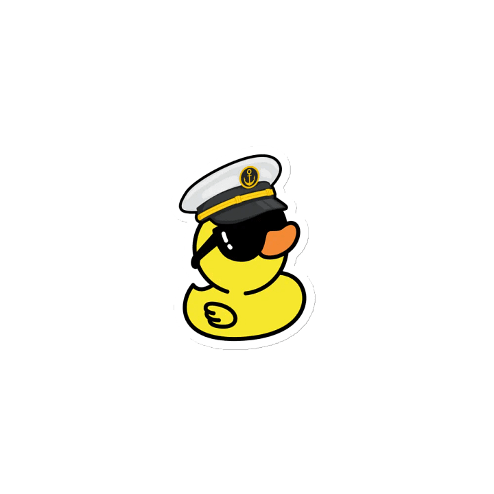 Captain Cruise Duck Magnet product image (1)