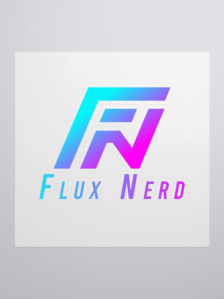 FluxNerd Logo Stickers product image (2)