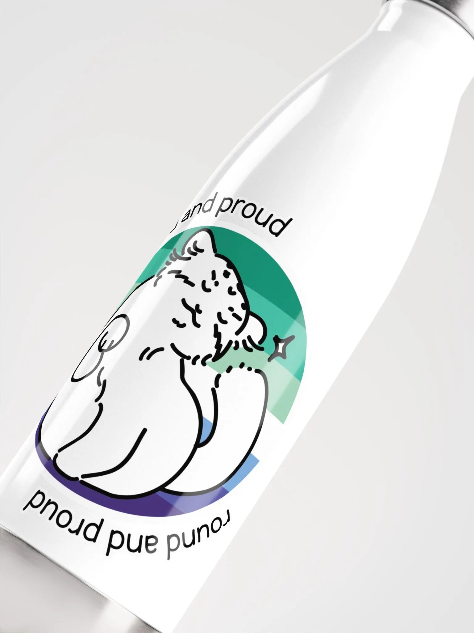 Round and Proud Manul Pride Gay MLM Version - Bottle product image (5)