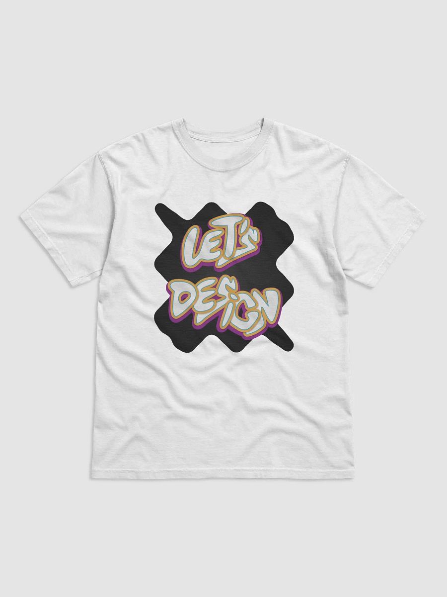 Let's Design Comfort: Stylized Text T-Shirt product image (1)