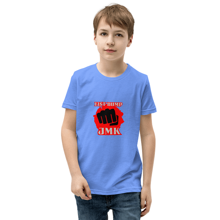 Blue FISTBUMP Bella + Canvas Youth Short Sleeve T-Shirt product image (1)