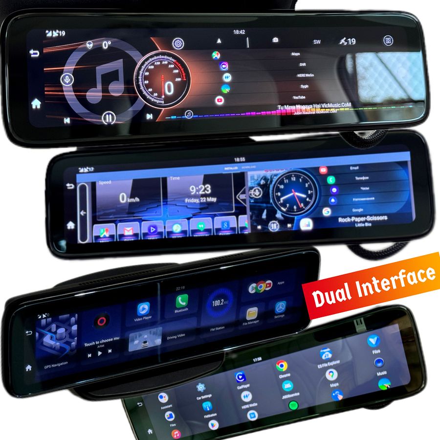 SRS ABSOLUTE 4G AI Android10 Smart DashCam Full Set 24x7 Live Remote video/Parking Monitor ADAS GPS SOS Bluetooth WiFi MicroSD GPS Night Vision(4 Channel S12ProL 12" 4G ADAS 2GB+32GB) product image (5)