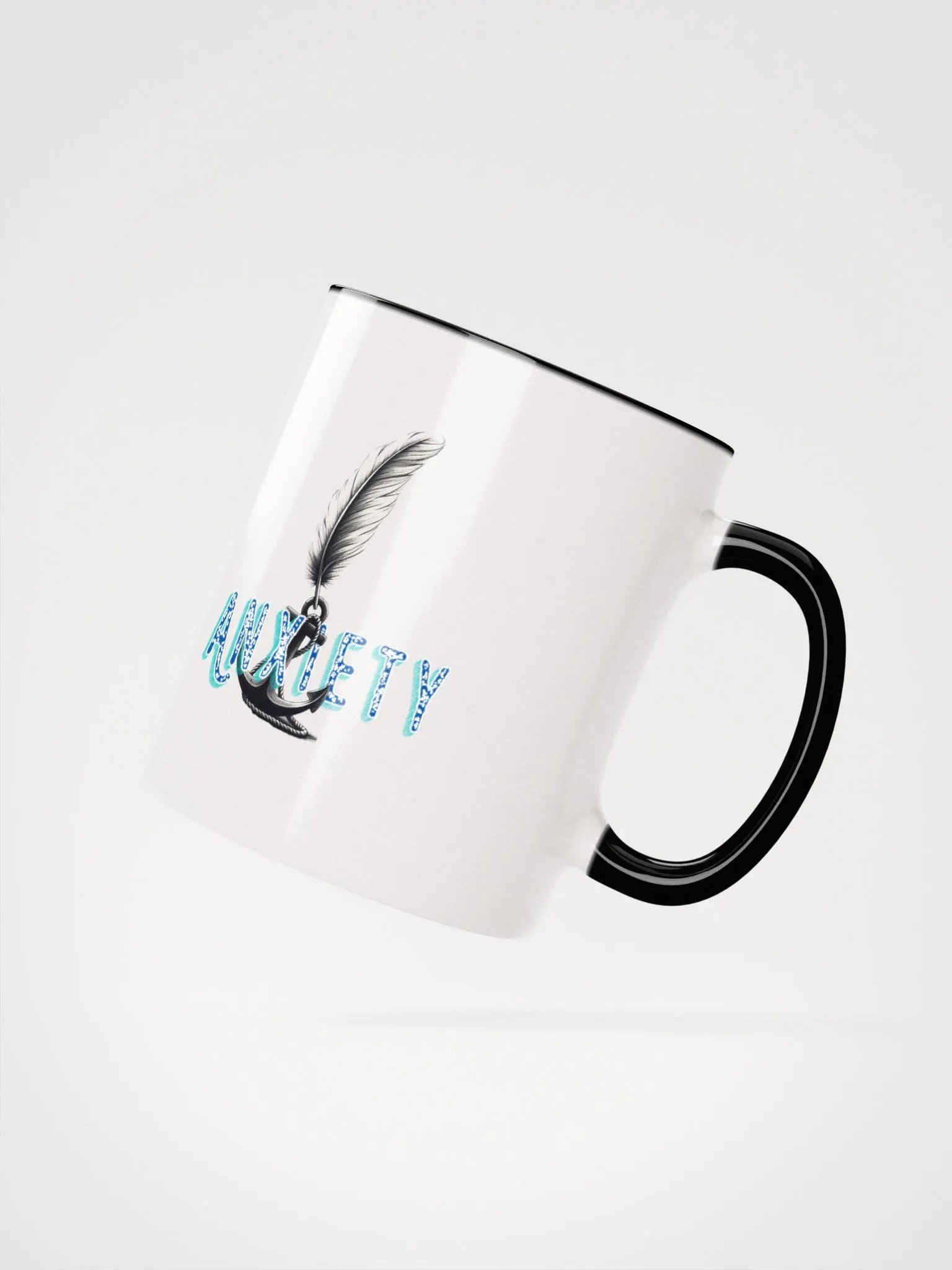 Anxiety Anchor Ceramic Mug with Color Inside product image (24)