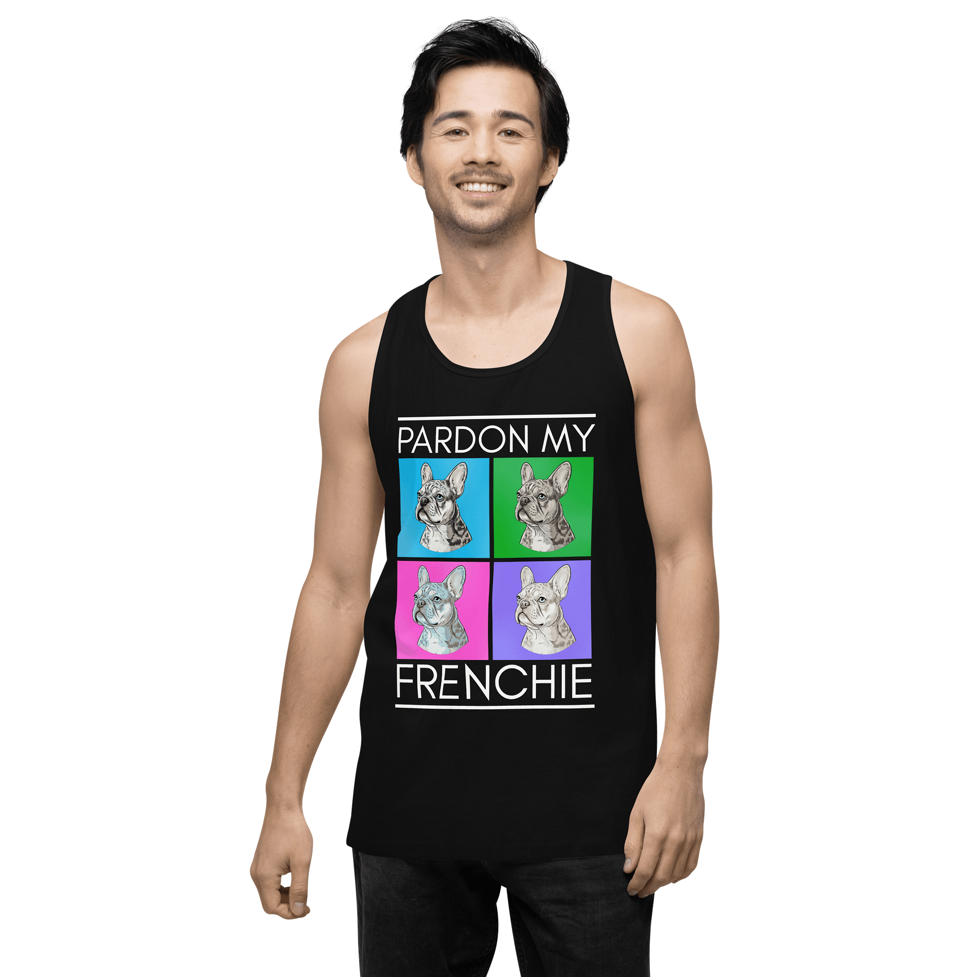 Pardon My Frenchie Men's Tank Top product image (9)