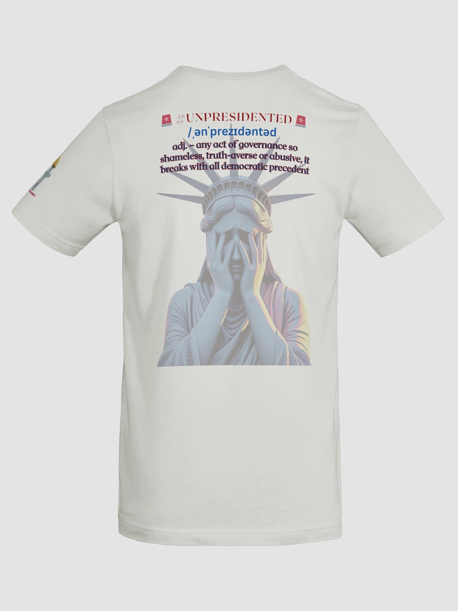 American Flag Barbed Wire Chain Link Bella & Canvas 3001 Supersoft Tee product image (29)