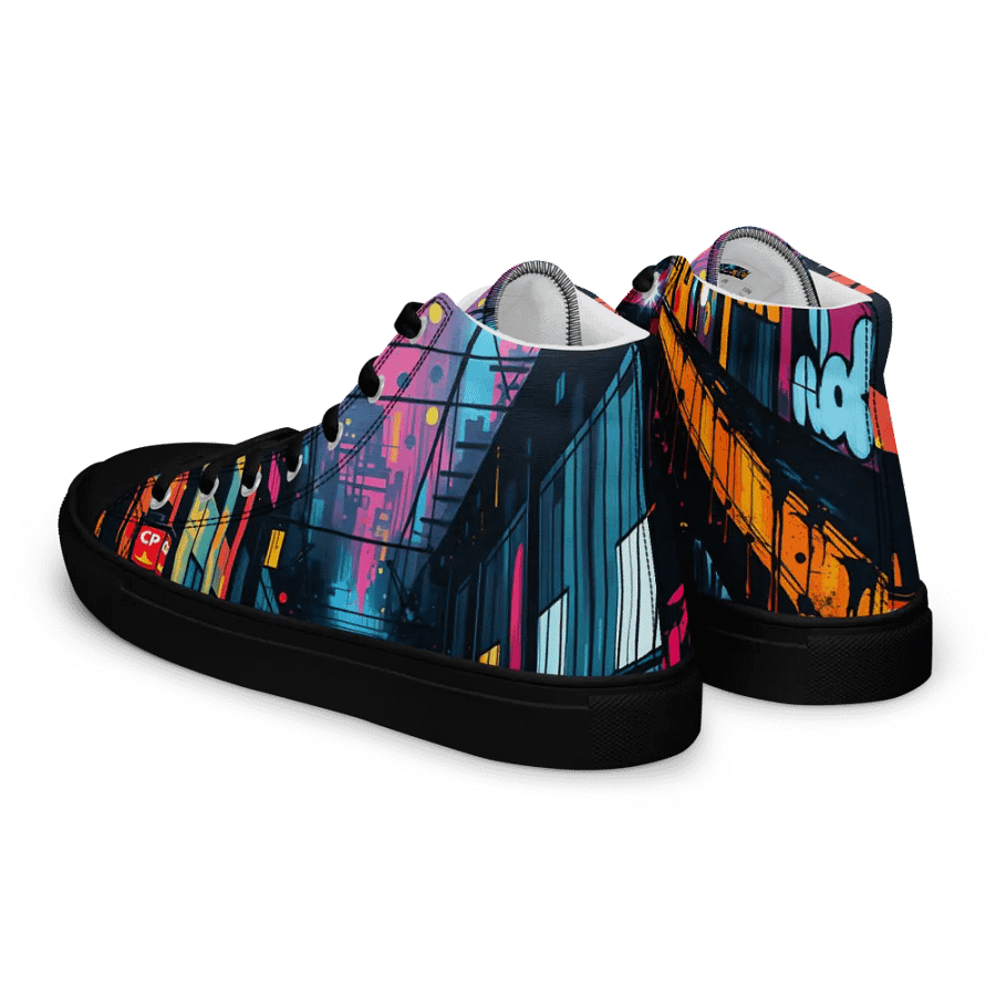 Neon express Men's Canvas High Tops product image (5)